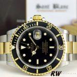 Rolex Submariner Date 116613 Stainless Steel Case Black Dial 40mm Mens Replica Watch - Image 4
