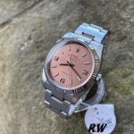 Rolex Oyster Perpetual Air-King 114234 Pink Dial 34mm Unisex Replica Watch - Image 3