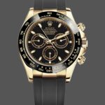 Rolex Daytona 116518LN Black Dial Yellow Gold 40mm Mens Replica Watch