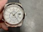 Rolex Sky Dweller 42 White Gold White Dial Oysterflex M336239 0003 - Image 3