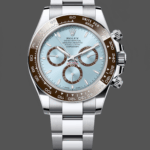 Rolex Platinum Cosmograph Daytona Ice Blue Index Dial Oyster Bracelet 126506 0001