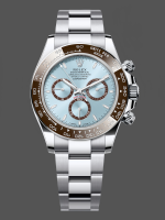 Rolex Platinum Cosmograph Daytona Ice Blue Index Dial Oyster Bracelet 126506 0001