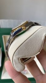 Rolex Datejust 31 Yellow Gold Olive Green Floral Motif Diamond Dial m278273 0031 - Image 7