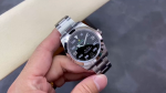 Rolex Air-King Stainless Steel Black Arabic Dial 116900 40mm Mens Replica Watch - Image 2