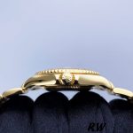 Rolex Yacht-Master 168628 White Dial Yellow Gold 35MM Unisex Replica Watch - Image 5