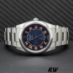 Rolex Oyster Perpetual Air-King 114200 Concentric Blue Dial 34mm Unisex Replica watch - Image 5