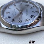 Rolex Oyster Perpetual Air-King 114200 Silver Dial 34mm Unisex replica watch - Image 3
