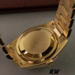Rolex Day-Date 118208 Yellow Gold Arabic Numeral Wave Champagne Dial 36mm Unisex Replica Watch - Image 5