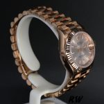 Rolex Datejust 279175 Sundust Index Dial Fluted Bezel 28mm Lady Replica Watch - Image 2