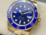 Rolex Submariner 116618 Yellow Gold Blue Dial 40mm Mens Replica Watch - Image 5