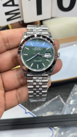 Rolex Datejust 41 Mint Green Dial with Smooth Bezel 126300 Men's Watch - Image 2