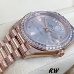 Rolex Day-Date 228345RBR 0007 Sundust Diamond Dial Diamond Bezel 40mm Mens Replica Watch - Image 12