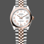 Rolex Datejust 31mm Stainless Steel and Rose Gold 278241 0002 White Roman Jubilee