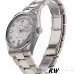 Rolex Day-Date 118239 Jubilee Silver Dial 36mm Unisex Replica Watch - Image 3