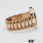 Rolex Day-Date 218235 Concentric Circle Champagne Dial Rose Gold 41MM Mens Replica Watch - Image 5