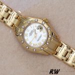 Rolex Pearlmaster 80318 White MOP Dial 29MM Lady Replica Watch - Image 4