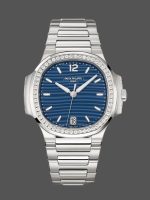Patek Philippe Nautilus Ladies Stainless Steel Blue Dial 7118 1200A 001 35mm