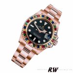 Rolex Yacht-Master 116695 Everose Gold Black Dial 40MM Mens Replica Watch - Image 2