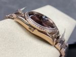 Rolex Day Date 36 Everose Gold Diamond Bezel m128345rbr 0075 - Image 7