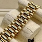 Rolex Day-Date 118208 Yellow Gold Roman Numeral Pyramid Ivory Dial 36mm Unisex Replica Watch - Image 6