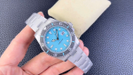 Rolex Submariner Sandblasted DIWF Edition Carbon Bezel  Ice Blue Dial - Image 2