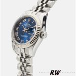 Rolex Datejust 179174 Blue Roman Numeral Dial 26MM Lady Replica Watch - Image 3