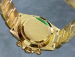 Rolex Daytona 116508 Yellow Gold Meteorite Grey Dial 40MM Mens Replica Watch - Image 8