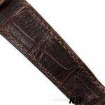 Rolex Cellini Dual Time 50529 Silver Dial Brown Strap 39mm Mens Replica Watch - Image 6