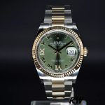 Rolex Datejust 126233 Olive Green Dial Yellow Gold and Oystersteel 36MM Unisex Replica Watch - Image 2