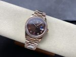Rolex Day-Date 118235 Rose Gold Chocolate Brown Dial 36mm Unisex Replica Watch - Image 8