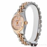 Rolex Datejust 179171 Pink Dial Fluted Bezel 26MM Lady Replica Watch - Image 3