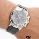 Rolex Daytona 116519 Grey Dial Black RubberB strap 40mm Mens Replica Watch - Image 4