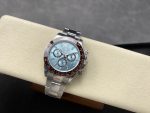 Rolex Platinum Cosmograph Daytona Ice Blue Ice Blue Diamond Baguette Mark 126506 0002 - Image 7