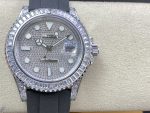 Rolex Yacht Master 226679TBR White Gold 42mm Baguette Diamond Watch - Image 3