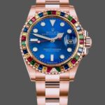 Rolex Yacht-Master 116695 Everose Gold Blue Dial 40MM Mens Replica Watch