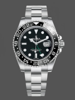 Rolex GMT-Master II 40mm Black Bezel 116710LN Men's Watch
