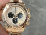 Rolex Cosmograph Daytona 126505 0003 Oyster Bracelet Rose Champagne Dial 40mm Mens Replica Watch - Image 3