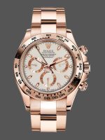 Rolex Cosmograph Daytona 116505 Oyster Bracelet Rose Ivory Dial 40mm Mens Replica Watch