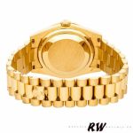 Rolex Day-Date 118388 Champagne Jubilee Diamond Dial Yellow Gold 36MM Unisex Replica Watch - Image 6