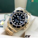 Rolex Submariner 116618 Yellow Gold Black Dial 40mm Mens Replica Watch - Image 2