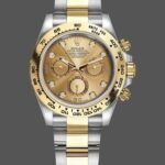 Rolex Cosmograph Daytona 116503 Yellow Gold Champagne Diamond Dial 40MM Mens Replica Watch