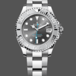 Rolex Yacht-Master 37 Automatic Slate Grey Dial Platinum Bezel Steel M268622 0002 Women's Watch