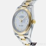 Rolex Datejust 126233 White Roman Dial 36MM Unisex Replica Watch - Image 3