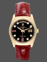 Rolex Day Date 118138 0020 Yellow Gold Diamond Ruby 36 mm