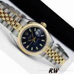 Rolex Datejust 179173 Blue Index Dial Fluted Bezel 26MM Lady Replica Watch - Image 3