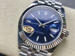 Rolex Datejust 126234 Blue Index Dial Fluted Bezel 36MM Unisex Replica Watch - Image 6