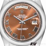 Rolex Day-Date 118209 Copper Brown Dial 36mm Unisex Replica Watch - Image 2