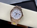 Rolex Sky Dweller 42 Rose Gold White Dial M336935 0003 Men's Watch - Image 6