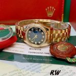 Rolex Datejust 179178 Blue Diamonds Dial Yellow Gold 26MM Lady Replica Watch - Image 5