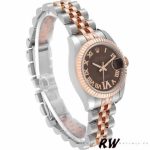 Rolex Datejust 179171 Chocolate Brown Dial Fluted Bezel 26MM Lady Replica Watch - Image 2